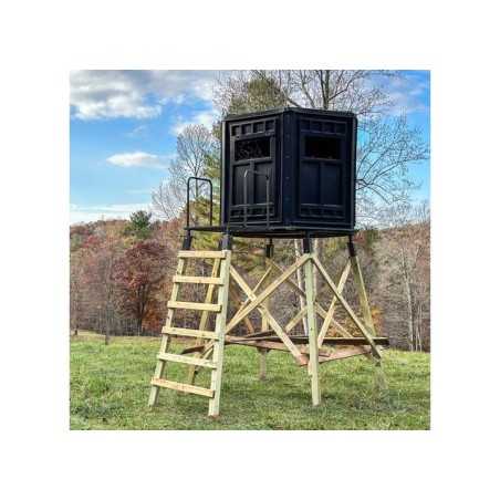 Maverick Booner 6-Panel Hard-Sided Hunting Blind with Tinted Dual Windows - (MAV10000054)