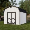Little Cottage Co. 10x12 Classic Gambrel Barn Wood Shed Kit w/ 6' Sidewall (10x12-CWGB-6-WPNK) Little Cottage Co. 10x12 Classic Gambrel Barn Wood Shed Kit w/ 6' Sidewall (10x12-CWGB-6-WPNK)