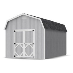 Little Cottage Co. Classic Gambrel 10x16 Wood Barn Shed Kit w/ 6' Sidewall (10x16 CGB-6-PC)