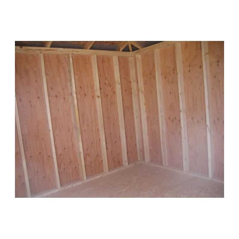 Little Cottage Co. Classic 10x10 Five Corner Wood Shed Kit (10x10 5-SCS-PNK)