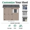 Little Cottage Co. Classic Workshop 8x8 Wood Storage Shed Kit (8x8 CWS-PC) Little Cottage Co. Classic Workshop 8x8 Wood Storage Shed Kit (8x8 CWS-PC)