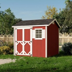 Little Cottage Co. Classic Workshop 8x8 Wood Storage Shed Kit (8x8 CWS-PC)
