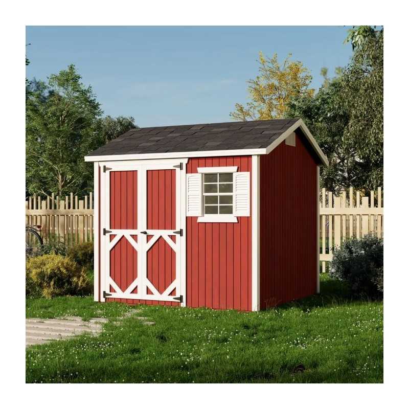 Little Cottage Co. Classic Workshop 8x8 Wood Storage Shed Kit (8x8 CWS-PC)