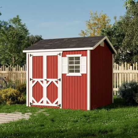 Little Cottage Co. Classic Workshop 8x8 Wood Storage Shed Kit (8x8 CWS-PC)