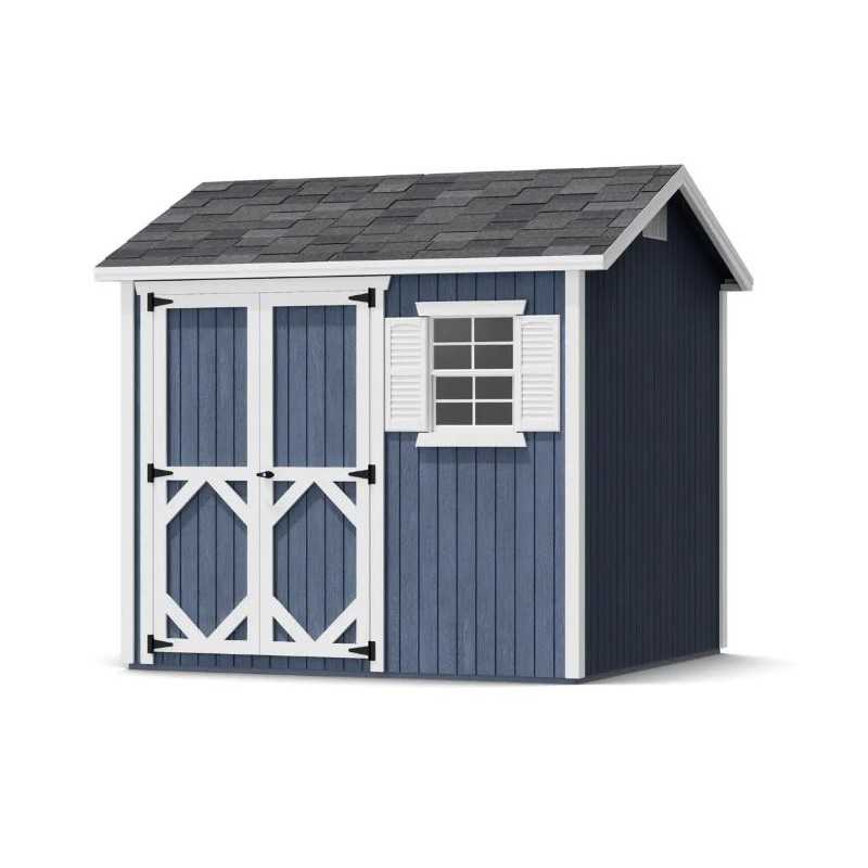 Little Cottage Co. Classic Workshop 8x8 Wood Storage Shed Kit (8x8 CWS-PC)