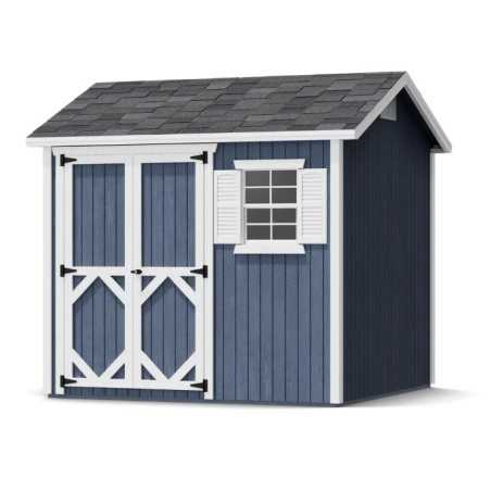 Little Cottage Co. Classic Workshop 8x8 Wood Storage Shed Kit (8x8 CWS-PC)