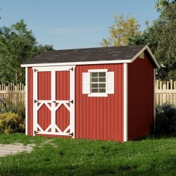 Little Cottage Co. Classic Workshop 8x10 Wood Storage Shed Kit (8x10 CWS-PC)
