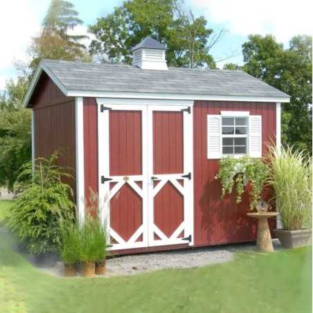 Little Cottage Co. Classic Workshop 8x10 Wood Storage Shed Kit (8x10 CWS-PC)