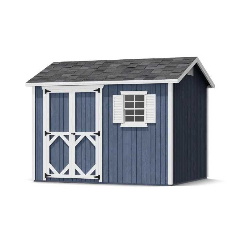 Little Cottage Co. Classic Workshop 8x10 Wood Storage Shed Kit (8x10 CWS-PC)
