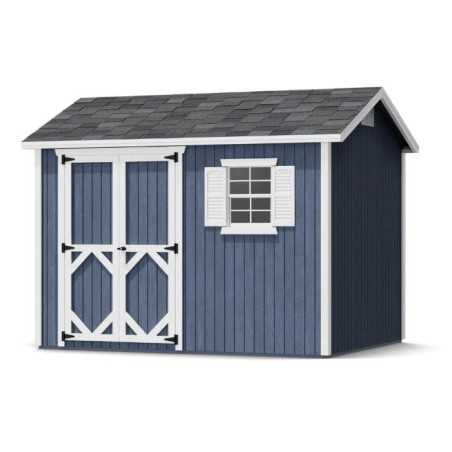 Little Cottage Co. Classic Workshop 8x10 Wood Storage Shed Kit (8x10 CWS-PC)