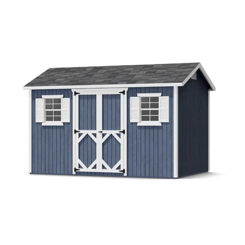 Little Cottage Co. Classic Workshop 8x12 Wood Storage Shed Kit (8x12 CWS-PC)