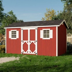 Little Cottage Co. Classic Workshop 8x14 Wood Storage Shed Kit (8x14 CWS-PC)