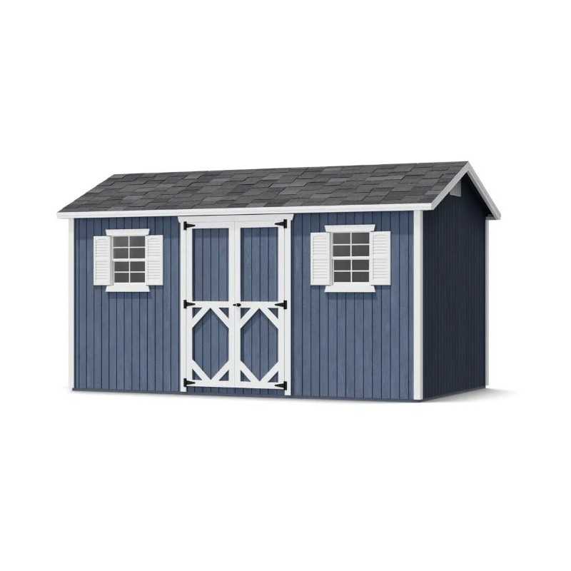 Little Cottage Co. Classic Workshop 8x14 Wood Storage Shed Kit (8x14 CWS-PC)