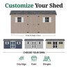 Little Cottage Co. Classic Workshop 8x16 Wood Storage Shed Kit (8x16 CWS-PC) Little Cottage Co. Classic Workshop 8x16 Wood Storage Shed Kit (8x16 CWS-PC)