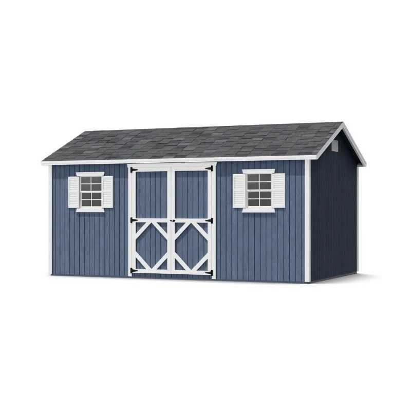 Little Cottage Co. Classic Workshop 8x16 Wood Storage Shed Kit (8x16 CWS-PC)