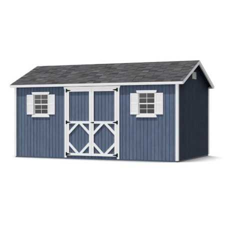 Little Cottage Co. Classic Workshop 8x16 Wood Storage Shed Kit (8x16 CWS-PC)