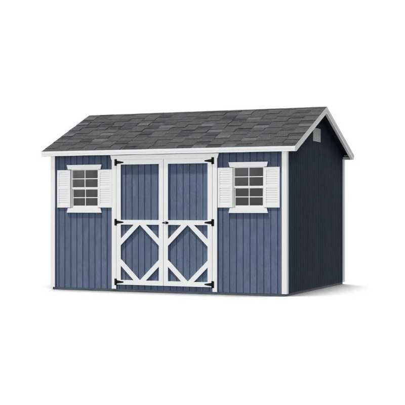 Little Cottage Co. Classic Workshop 10x12 Wood Storage Shed Kit (10x12 CWS-PC)