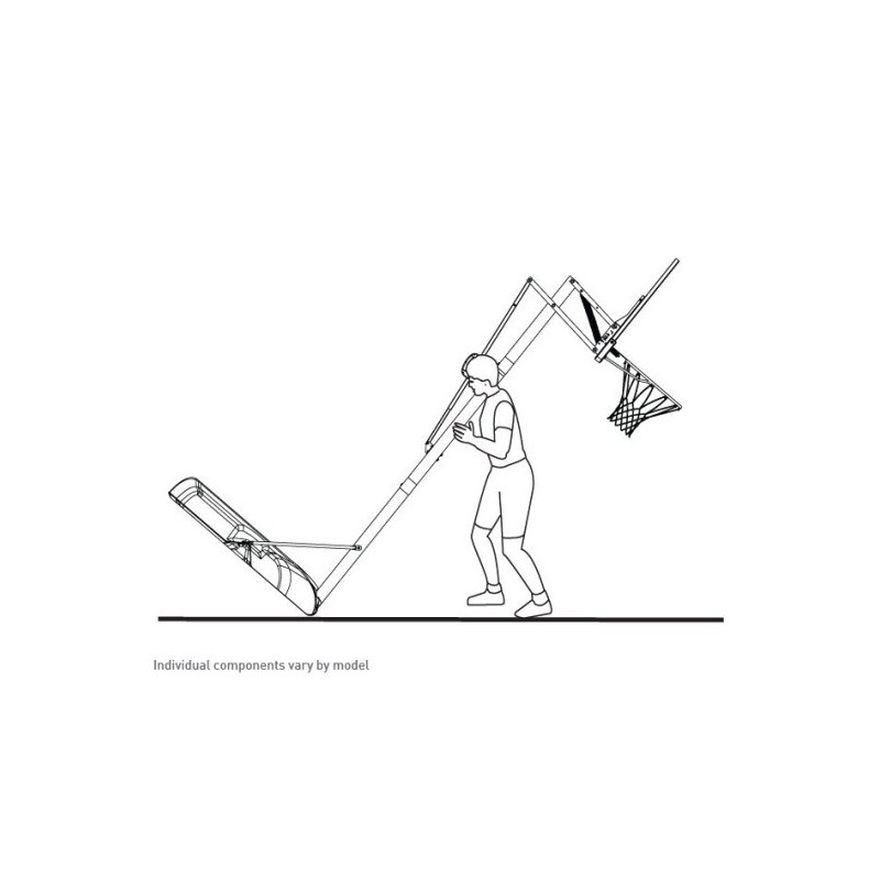 Lifetime 48 in. Courtside Portable Basketball Hoop (1531)