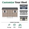 Little Cottage Co. Classic Workshop 10x14 Wood Storage Shed Kit (10x14 CWS-PC) Little Cottage Co. Classic Workshop 10x14 Wood Storage Shed Kit (10x14 CWS-PC)