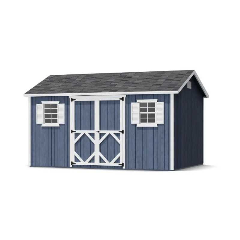 Little Cottage Co. Classic Workshop 10x14 Wood Storage Shed Kit (10x14 CWS-PC)