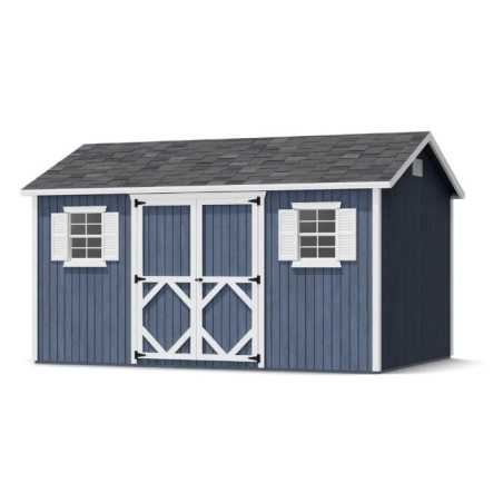 Little Cottage Co. Classic Workshop 10x14 Wood Storage Shed Kit (10x14 CWS-PC)