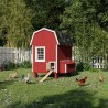 Little Cottage Co. Gambrel Barn Coop 4x6 Panelized Wood Chicken Coop (4x6 GBCC-PNK)