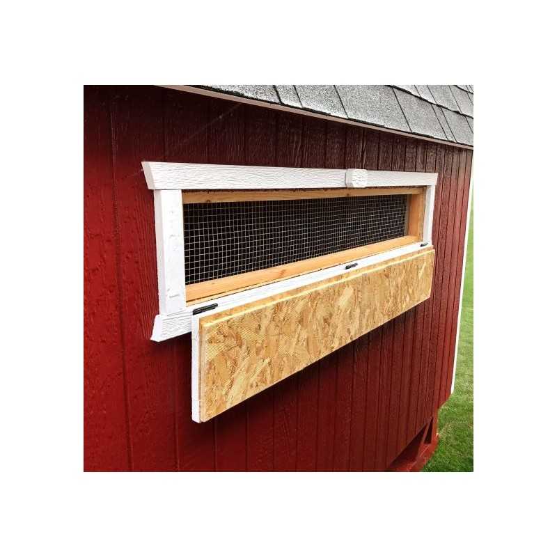 Little Cottage Co. Gambrel Barn Coop 4x6 Panelized Wood Chicken Coop (4x6 GBCC-PNK)