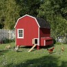 Little Cottage Co Gambrel Barn Coop 6x8 Panelized Wood Chicken Coop (6x8 GBCC-PNK)