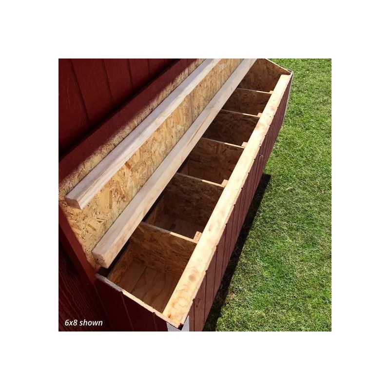 Little Cottage Co Gambrel Barn Coop 6x8 Panelized Wood Chicken Coop (6x8 GBCC-PNK)