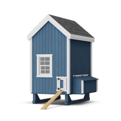 Little Cottage Co. Colonial Gable Coop 4x6 Panelized Wood Chicken Coop (4x6 CGCC-PNK)