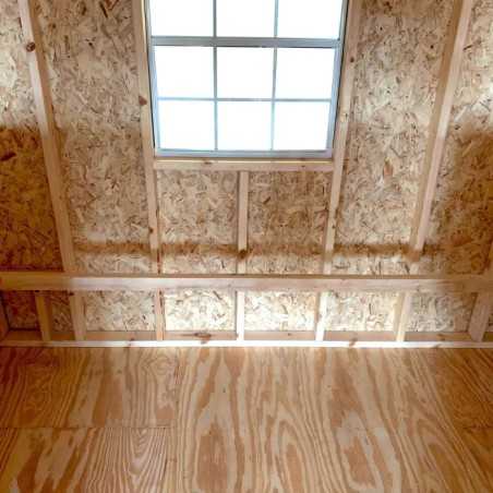 Little Cottage Co. Round Roof Coop 10x12 Panelized Wood Chicken Coop (10x12 RRCC-PNK)