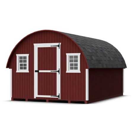 Little Cottage Co. Round Roof Coop 10x14 Panelized Wood Chicken Coop (10x14 RRCC-PNK)