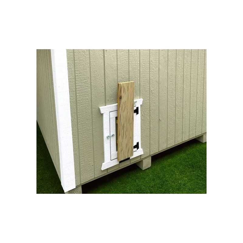 Little Cottage Co. Round Roof Coop 10x14 Panelized Wood Chicken Coop (10x14 RRCC-PNK)