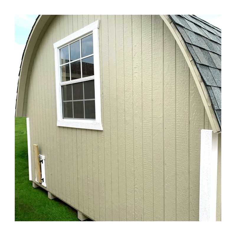 Little Cottage Co. Round Roof Coop 10x16 Panelized Wood Chicken Coop (10x16 RRCC-PNK)