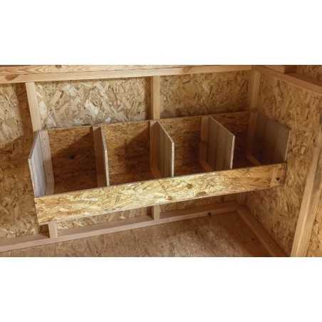 Little Cottage Co. Value A-Frame 8x8 Wood Chicken Coop w/ Floor Kit (8x8 VAFC-PC-FK)