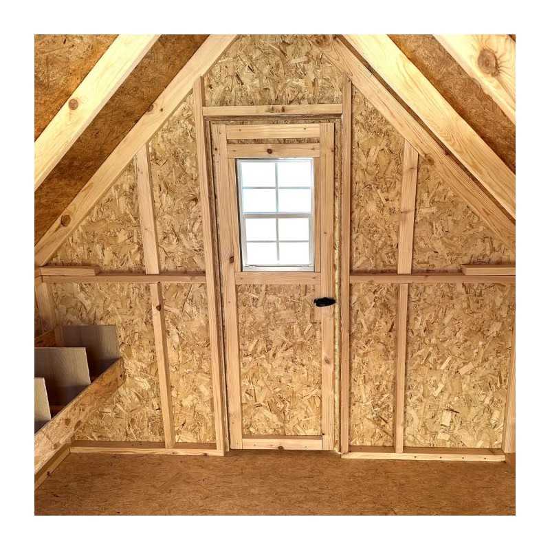 Little Cottage Co. Value A-Frame 8x8 Wood Chicken Coop (8x8 VAFC-PC)