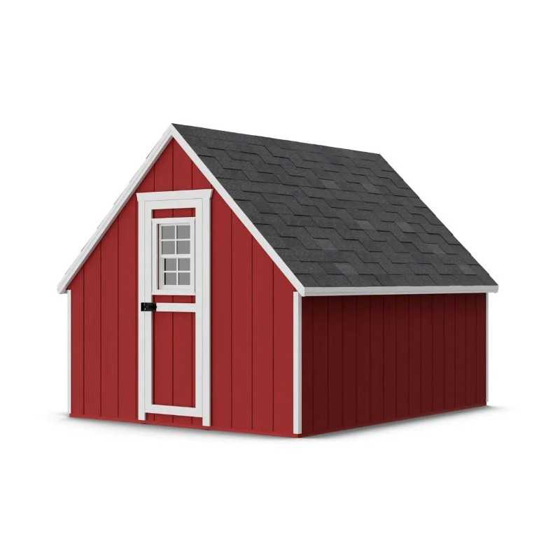 Little Cottage Value A-Frame 8x10 Wood Chicken Coop w/ Floor Kit (8x10 VAFC-PC-FK)