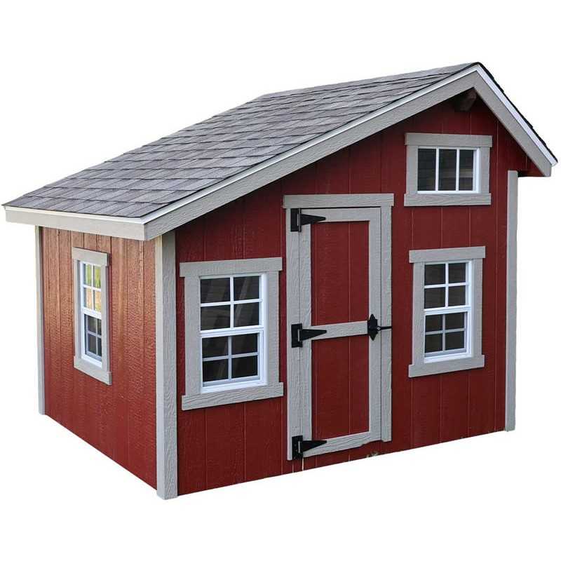 EZ-Fit 6x7 Playhouse Kit with Loft, Windows, Floor & Shingles