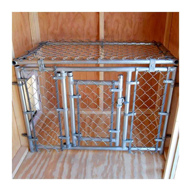 Little Cottage Co. Cape Cod Cozy 8x10 Panelized Wood Dog Kennel (8x10 CCCKL-PNK)