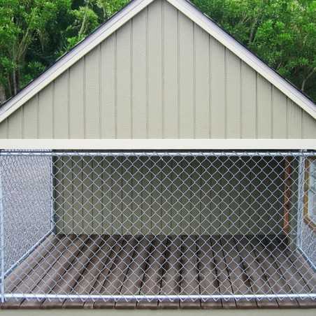 Little Cottage Co. Cape Cod Cozy 8x10 Panelized Wood Dog Kennel (8x10 CCCKL-PNK)
