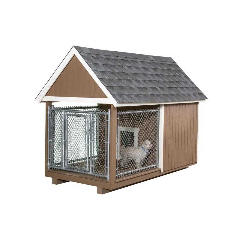 Little Cottage Co. Jr Kennel 4x8 Panelized Dog Kennel (4x8 JRKL-PNK)