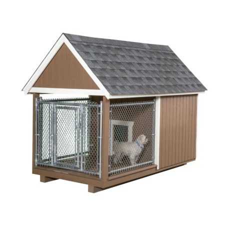 Little Cottage Co. Jr Kennel 4x8 Panelized Dog Kennel (4x8 JRKL-PNK)