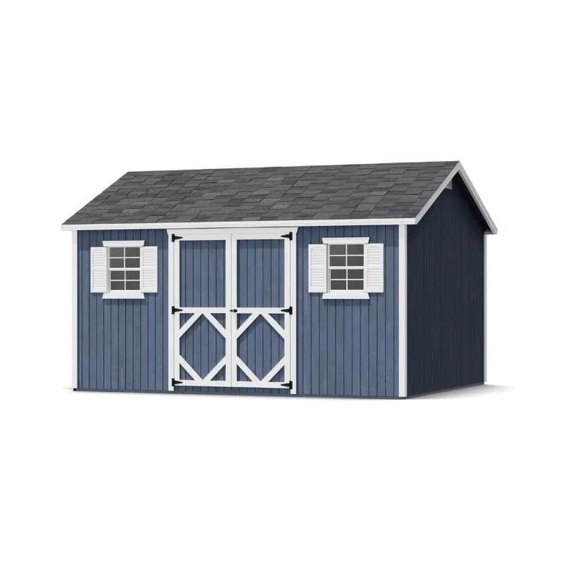 Little Cottage Co. Classic Workshop 12x14 Wood Storage Shed Kit (12x14 CWS-PC)