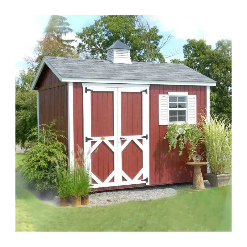 Little Cottage Co. Classic Workshop 12x16 Wood Storage Shed Kit (12x16 CWS-PC)