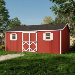 Little Cottage Co. Classic Workshop 12x20 Wod Storage Shed Kit (12x20 CWS-PC)