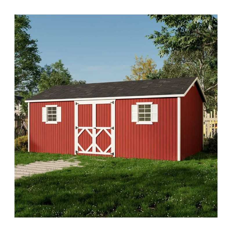 Little Cottage Co. Classic Workshop 12x20 Wod Storage Shed Kit (12x20 CWS-PC)