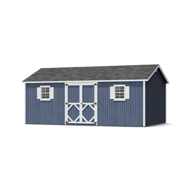 Little Cottage Co. Classic Workshop 12x20 Wod Storage Shed Kit (12x20 CWS-PC)