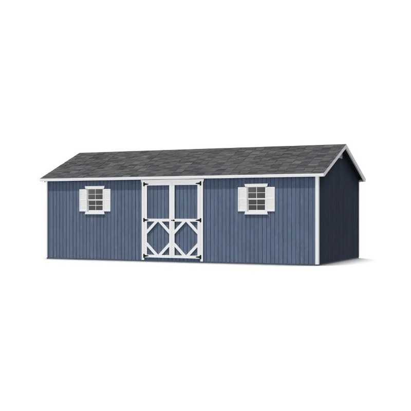 Little Cottage Co. Classic Workshop 12x24 Wood Storage Shed Kit (12x24 CWS-PC)