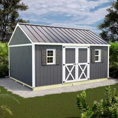 Best Barns Crafter's Connection 12x16 Standard Storage Sheds - Door on Eave (CCONDE16C) Best Barns Crafter's Connection 12x16 Standard Storage Sheds - Door on Eave (CCONDE16C)