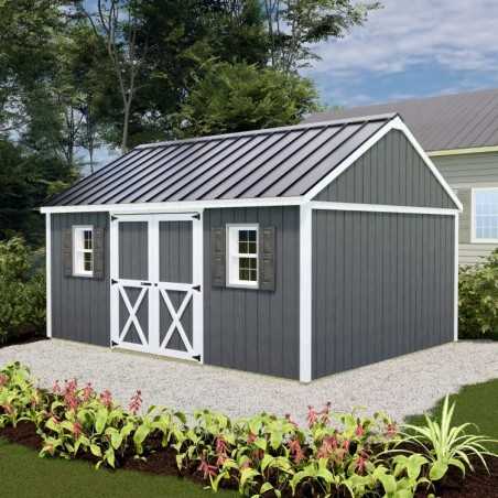 Best Barns Crafter's Connection 12x16 Standard Storage Sheds - Door on Eave (CCONDE16C) Best Barns Crafter's Connection 12x16 Standard Storage Sheds - Door on Eave (CCONDE16C)